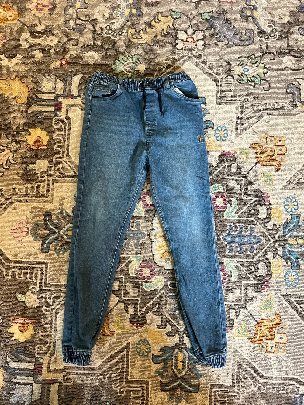 English Laundry Girls Denim Jogger Jeans Elastic Waist Size 16